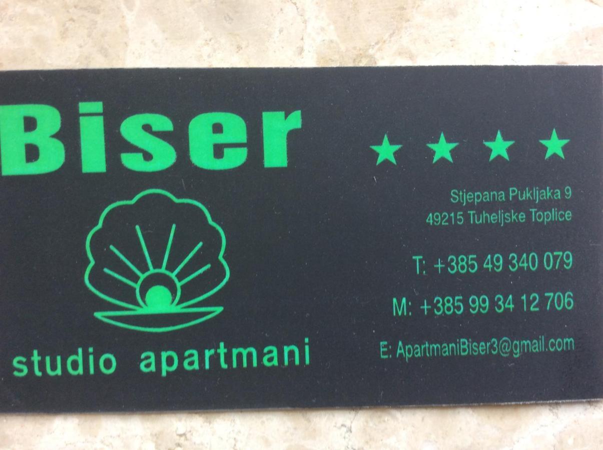 Studio Apartmani Biser 1, 2, 3 Deluxe トゥヘリスケ・トプリツェ エクステリア 写真